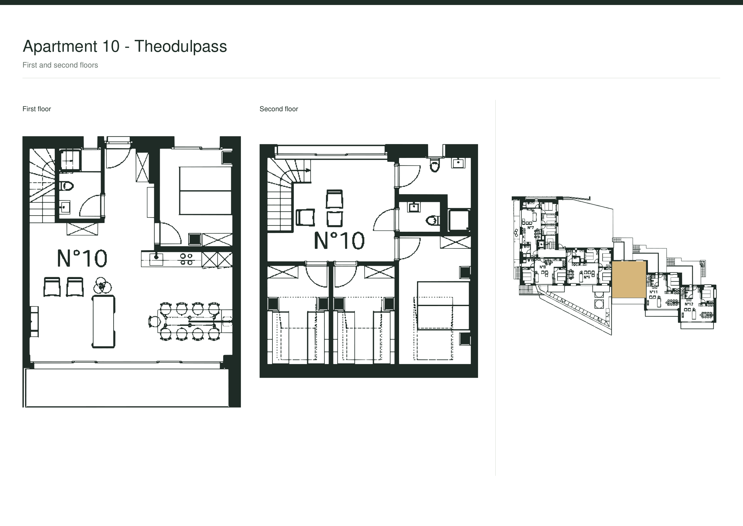 10 Theodulpass · Apartment floor plan