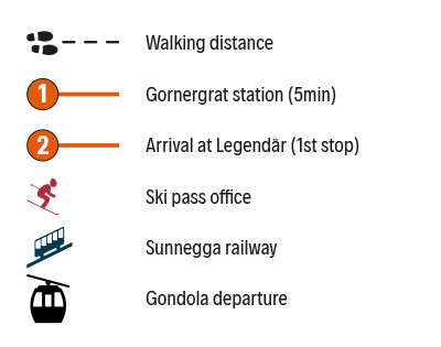 légende plan d'accès résidence legendär