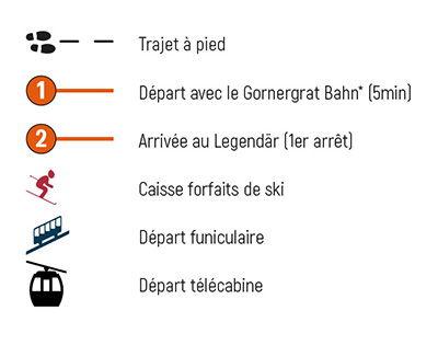 légende plan d'accès résidence legendär
