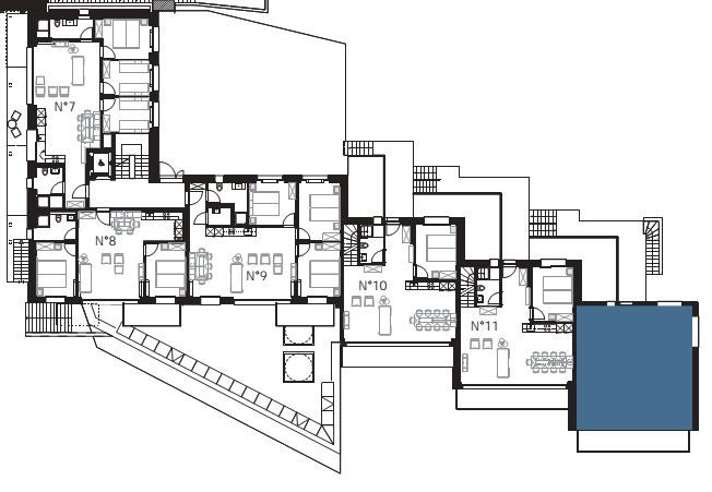 Location appartement Zermatt : situation de l'appartement Wilde Mann