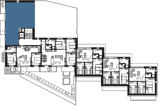 Location appartement Zermatt : situation de l'appartement Kaze zum Stäg