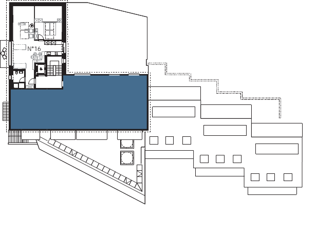 Location appartement Zermatt : situation de l'appartement St. Jodren Kufe
